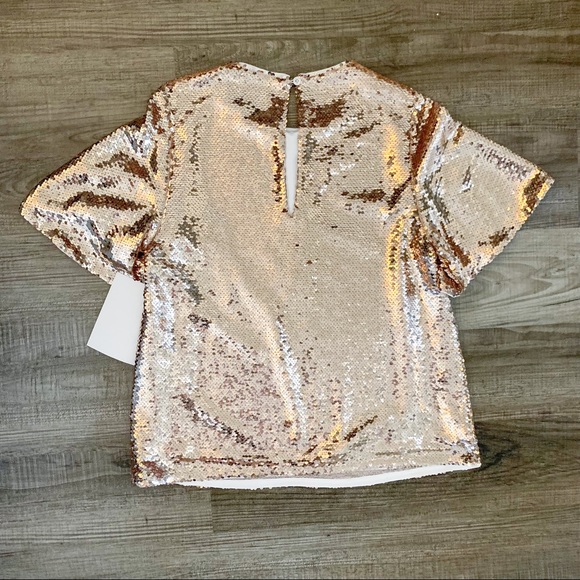 NBW Sequin Top Gold New Years - Picture 4 of 5